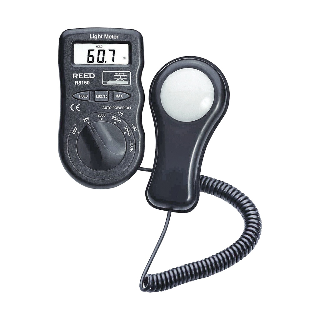 Pocket light meter 0-50000 lux (0-5000 ftc) LCD display