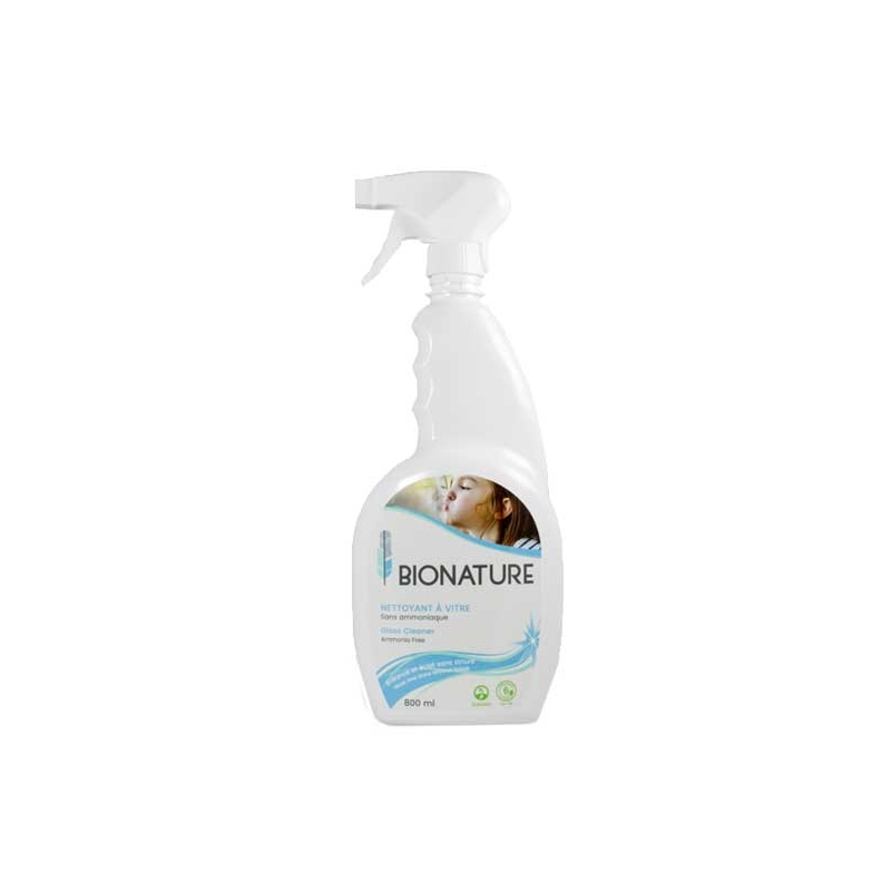 Bionature, Nettoyant à vitre nettoyant pour les vitres et les miroirs 800ml