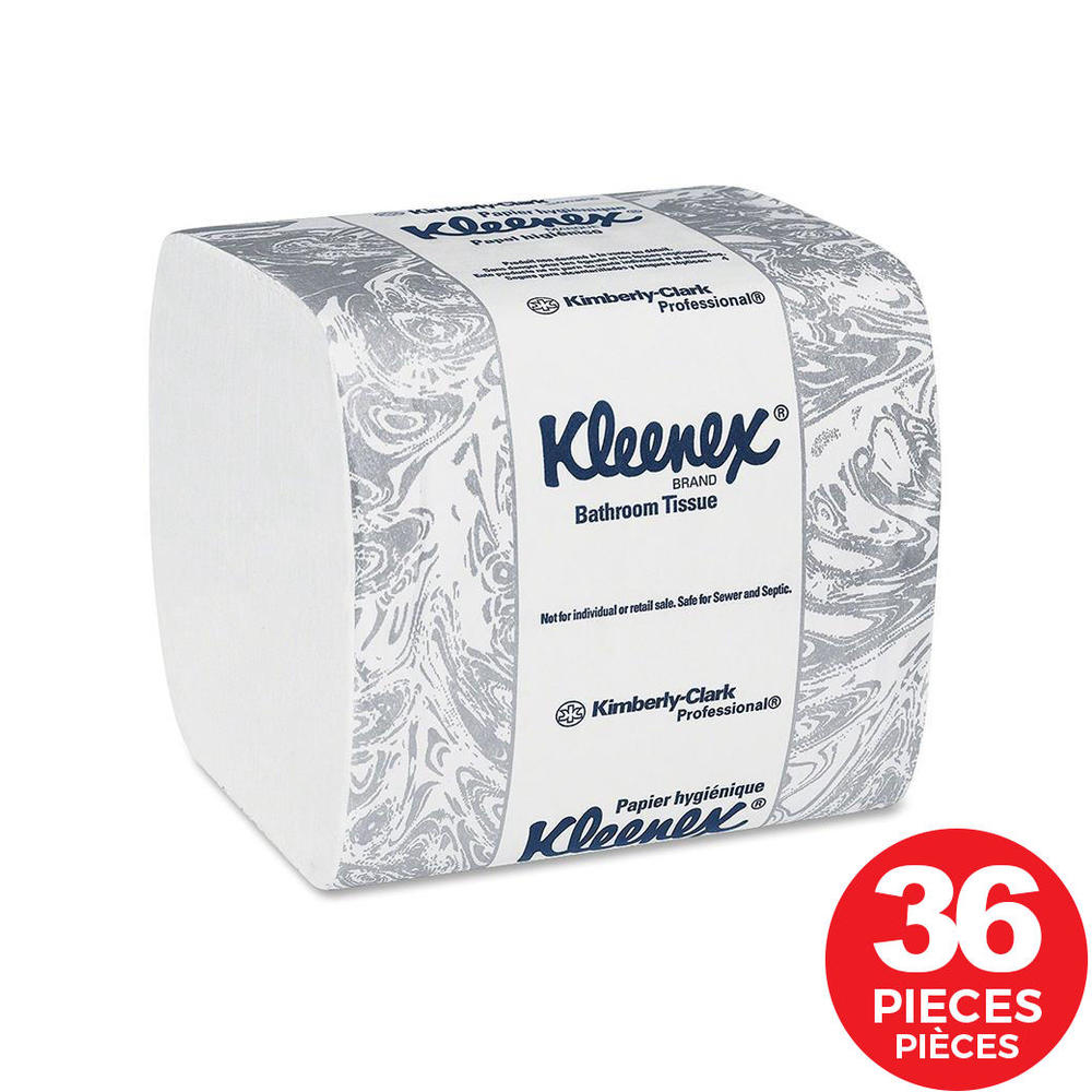 Kleenex Papier hygiénique 2 épaisseurs en feuilles 36x250/Cs