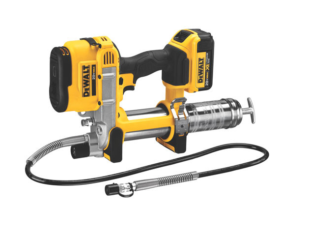 DeWALT, 20V Max Pistolet graisseur au lithium-ion avec batterie 4AH, chargeur, sangle et boîtier