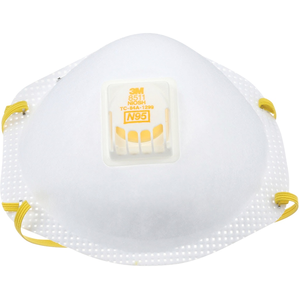 8511 Particulate Respirators, N95, NIOSH Certified box of 10