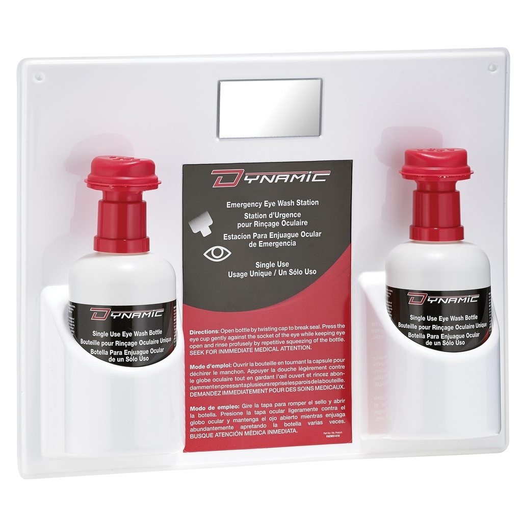 Single-Use Eyewash Station with Isotonic Solution