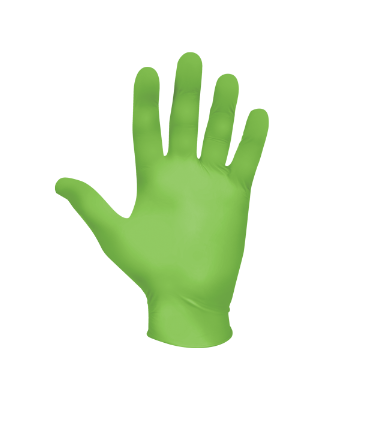 Gants N-DexMD, Grand, Nitrile, 4 mils, Sans poudre, Vert