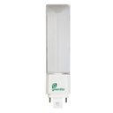 12W G24Q PLC 4000K LED 4-PIN Non Dim. 180° Hybrid, 120/277V