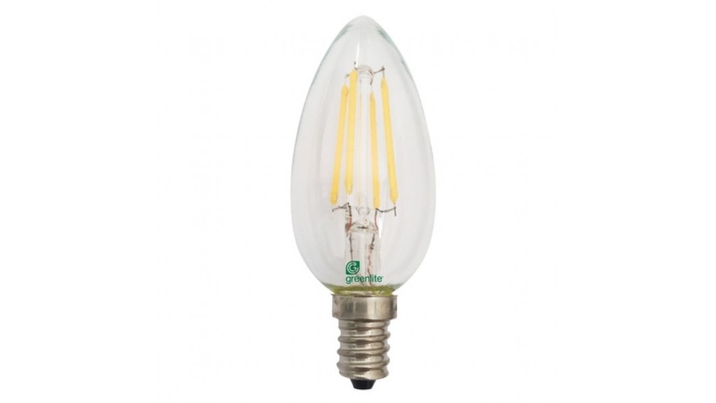 4.5W Candle E12 Filament Voice Enabled Smart Bulb 2700k 350lumen