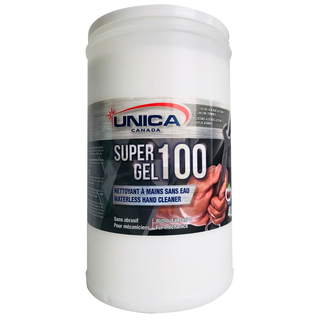 Super gel 100 nettoyant à mains en pâte 20L