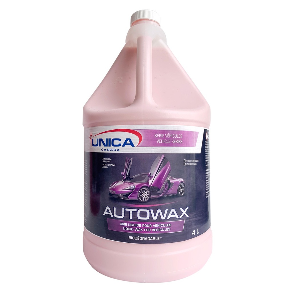 Autowax cire liquide professionnelle de haute qualité avec carnauba pur