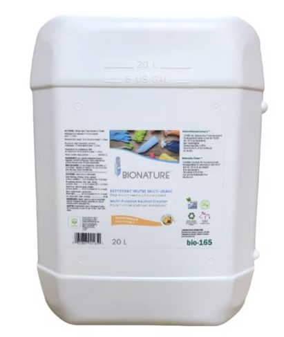 Bionature, Nettoyant neutre multi-usage Puissant dégraissant concentré 20l