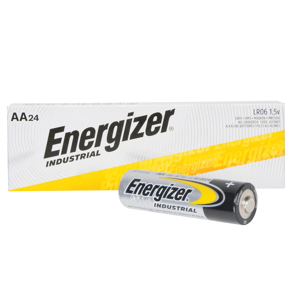 Alkaline batteries AA 1.5V Energizer Industrial 24/Box
