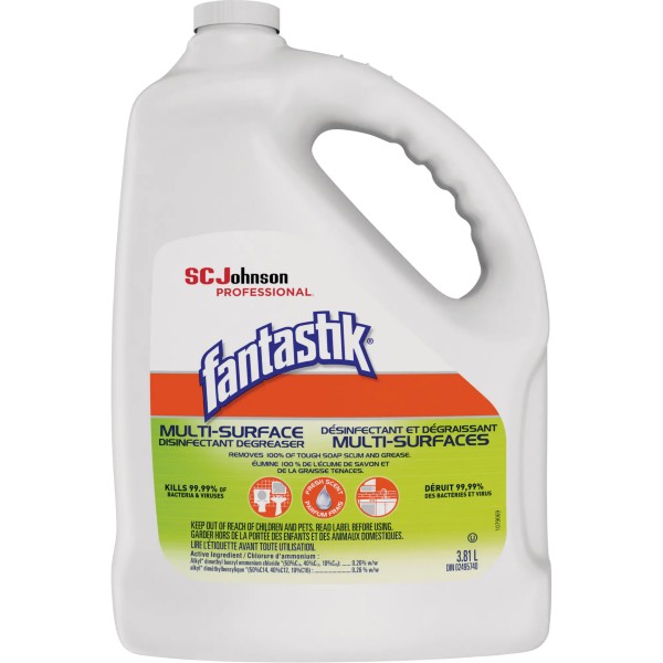 Fantastik® Professional Multi-Surface Disinfectant & Degreaser, Jug