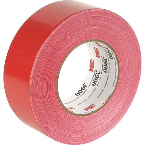 Rubans adhésifs polyvalent 3900, 8 mils, Rouge, 48 mm (2") x 55 m (180')