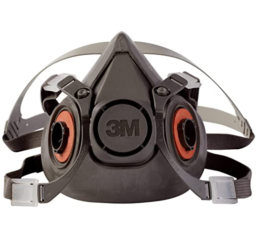 Respirateur réutilisable à demi-masque série 6000, Thermoplastique, Grand