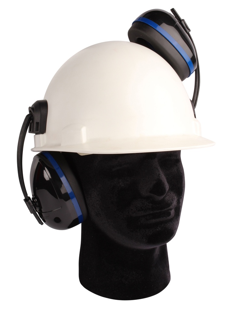 SPITFIRE™, COQUILLES, À FIXER SUR CASQUE, BONNE ATTÉNUATION NRR 20 DB, BLEU