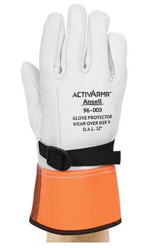 Gants de protection en cuir pour haute tension ActivArmr 96-003