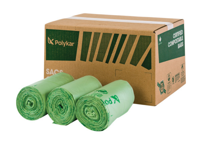 Sacs a dechets compostables 22 x 24 500/caisse