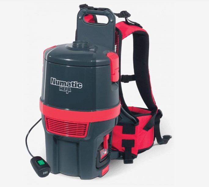 Latitude Battery backpack vacuum 36V HEPA 6Qt