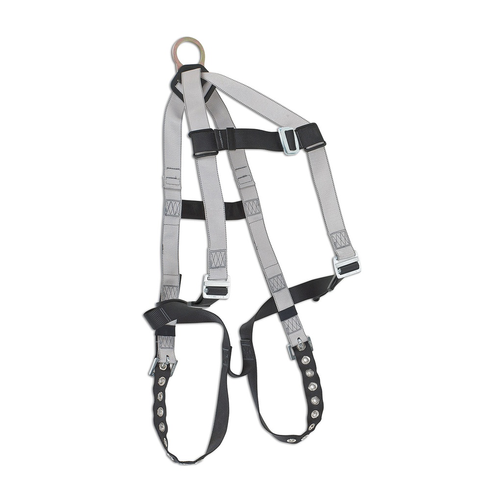 Fall harness CSA class A 5 points adjustment back D-Ring grommeted leg straps size SM-L