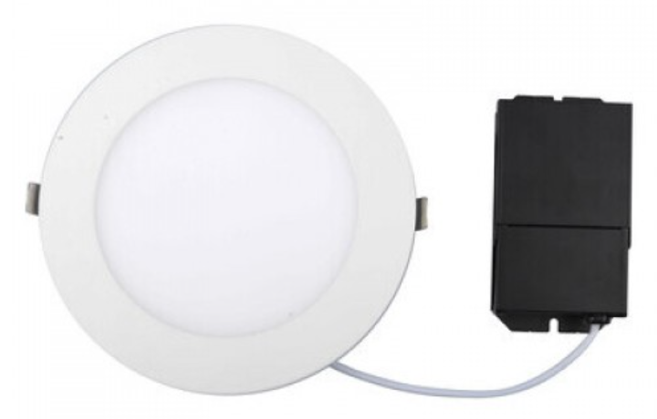 ENCASTRE DEL ROND PROFIL MINCE 4" 10W 750 LM 3000K BLANC EIKO