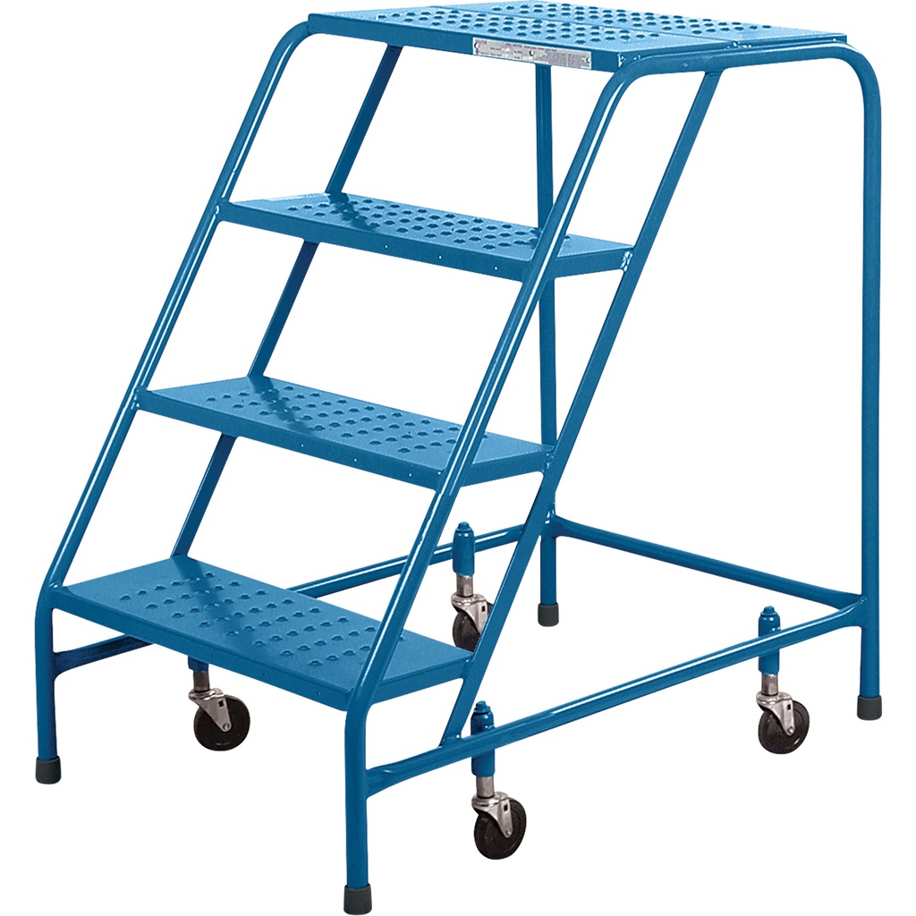 Steel rolling step ladder 4 steps 37" height