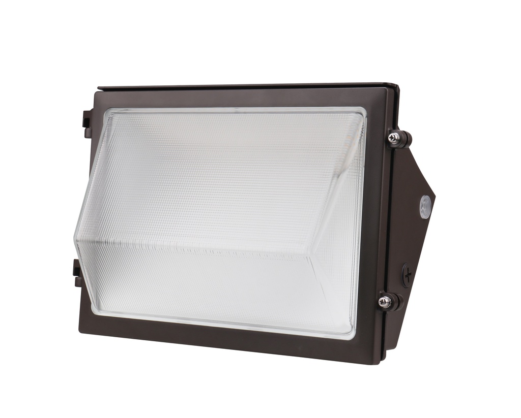 LED Wallpack traditional 60/70/80W 3000/4000/5000K 120-277V bronze with photocell