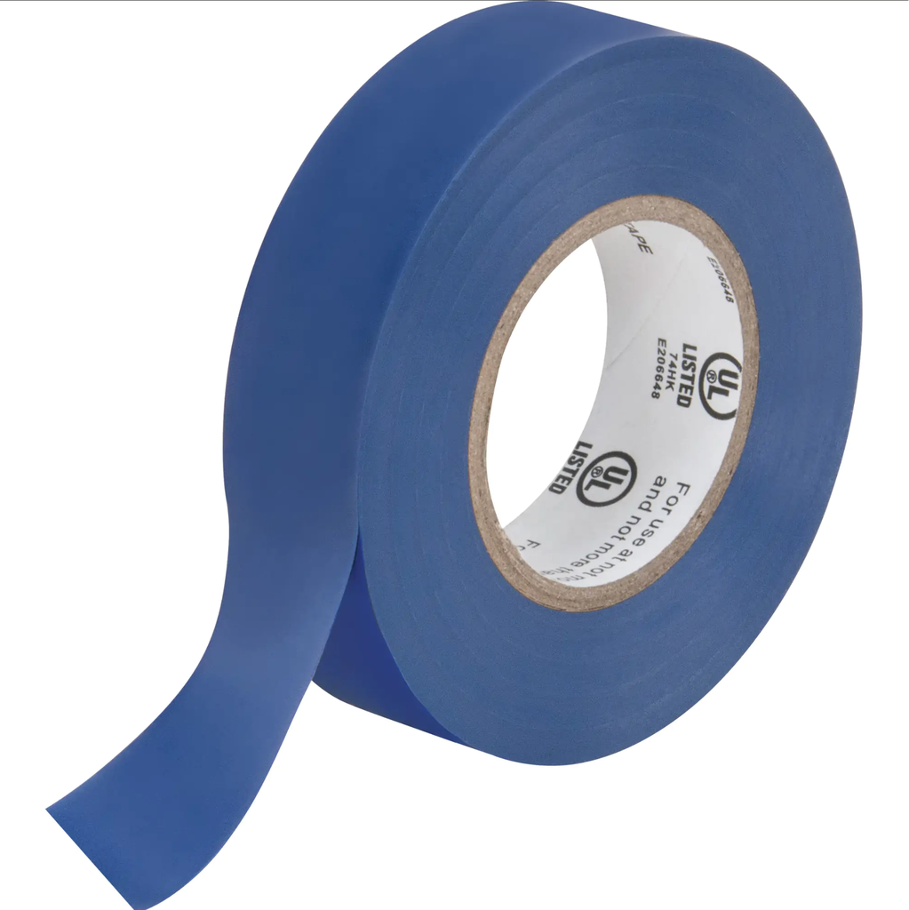 Electrical tape 7mils 19mm x 18m / 3/4" x 60' blue