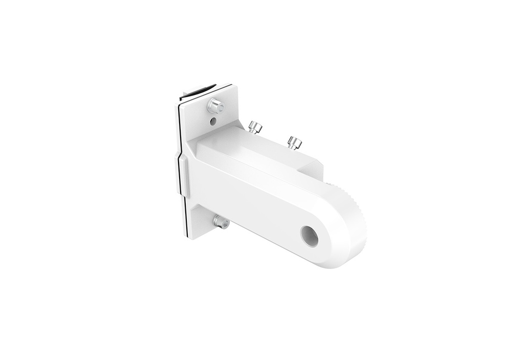 Support de montage pour poteau rond/carré et tenon de 2-3/8" blanc