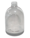 Transparent Boston Round Bottle 500 ml 28/410