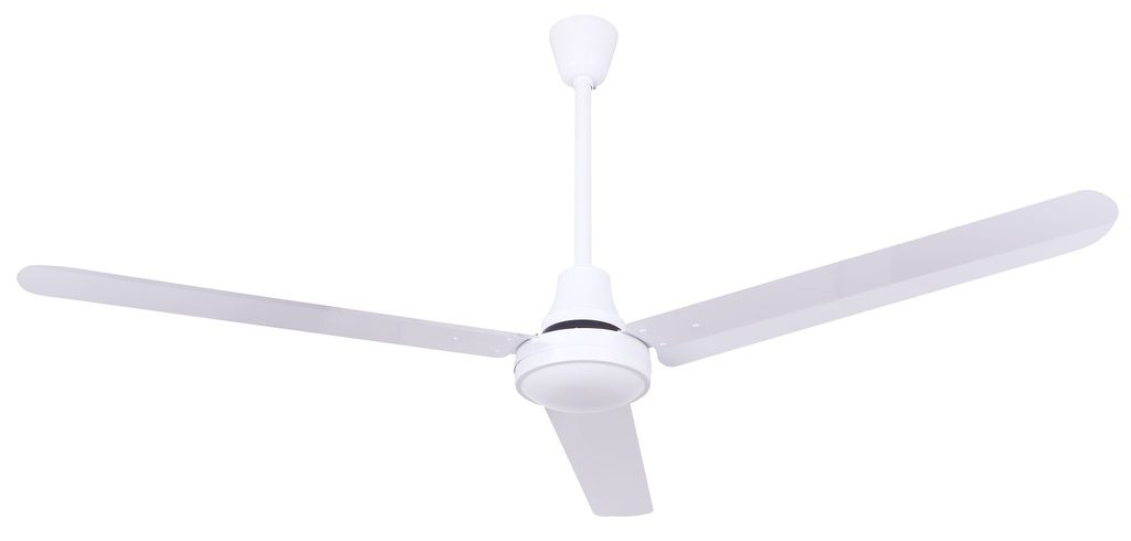 60" Industrial fan 3 blades white d.c. F&R