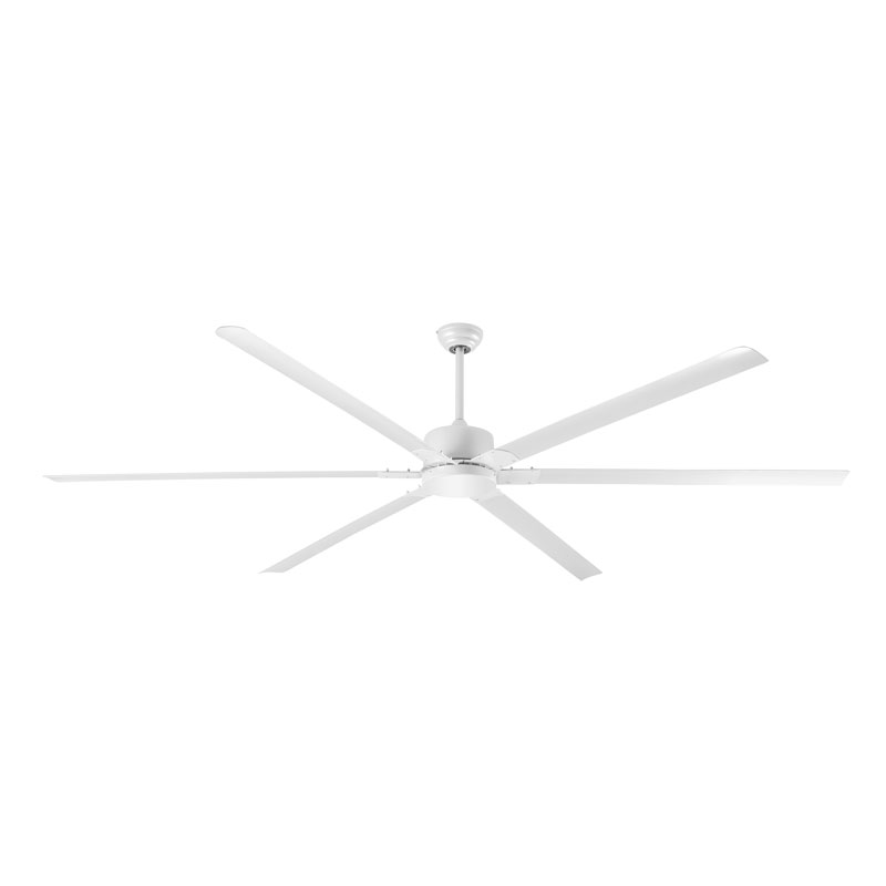 8' Commercial fan 6 blades white d.c. F&R 5 speed w/ remote control