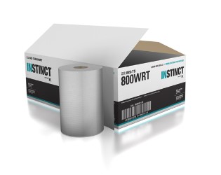 Instinct White roll hand paper 800' 6/Cs