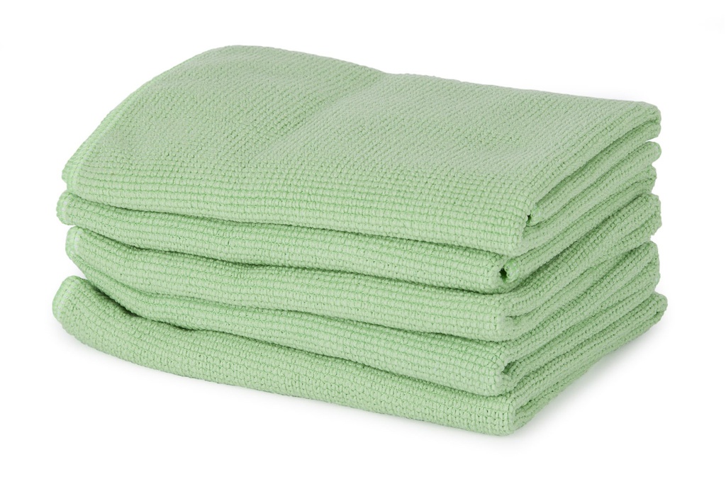 Ultrafibre Linges en microfibre verte tout usage 40cm x 40cm 5/Pqt