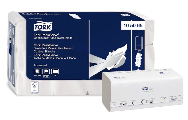 Tork PeakServe Papier à mains à déroulement continu 12x410 /Cs