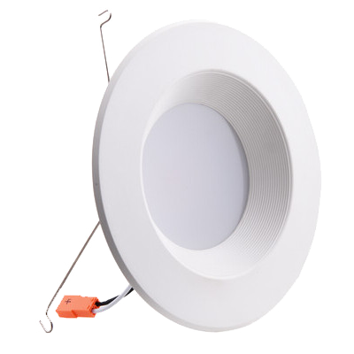 Residential downlight LED retrofit 6" 10/13/17W 27/30/35/40/50K 120V dimmable white