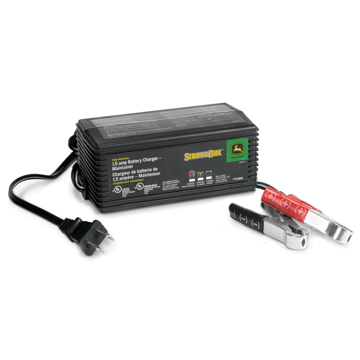 Chargeur à batterie 6V/12V 1.5A avec pinces