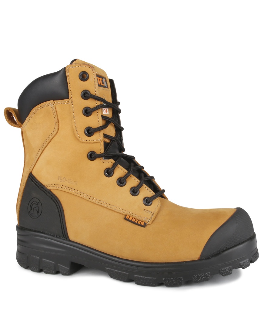 Master 8" Nubuck Leather Work Boots (Tan)