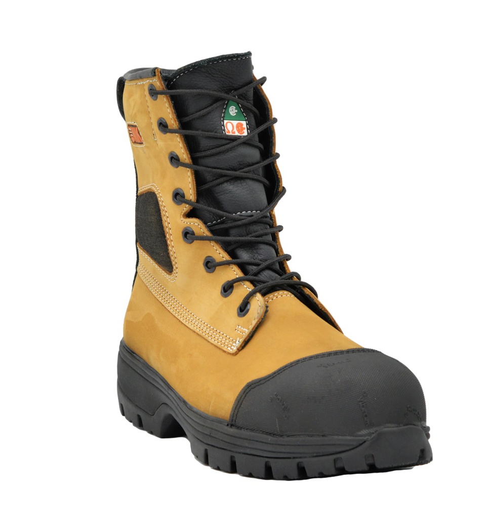 Contractor Dry Ice, Bottes de sécurité 8" en cuir (Tan)