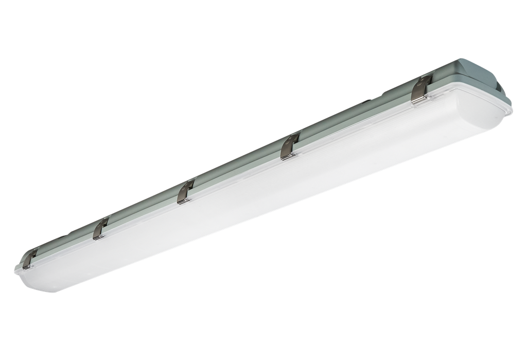 LED Vapor tight 4' IP66/IK10/NEMA 4X 26/35/45W 5000K 120-347V