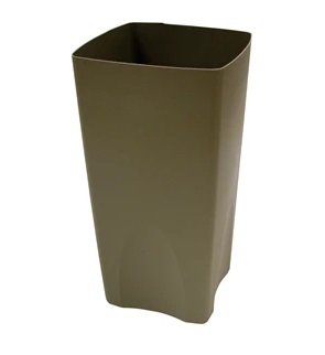 Rigid beige 19 gal. liner for Plaza container FG9P9000 &FG9P9100