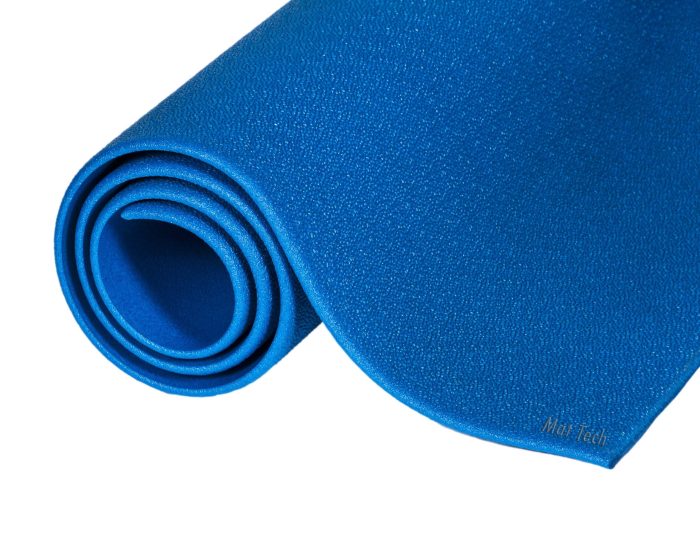 #440 Comfort King 3/8" Tapis anti-fatigue surface granuleuse 6' x 6' bleu royal