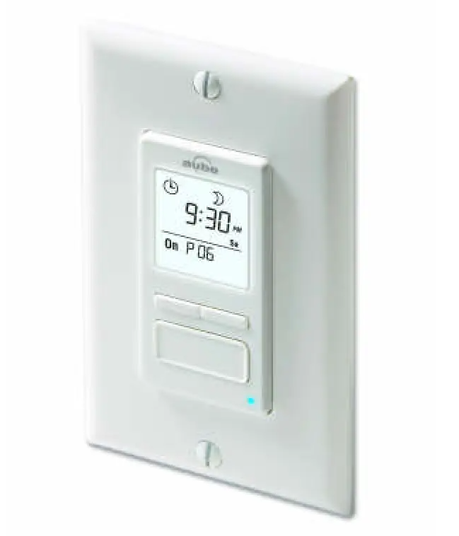 Minuterie programmable 1800W, blanche