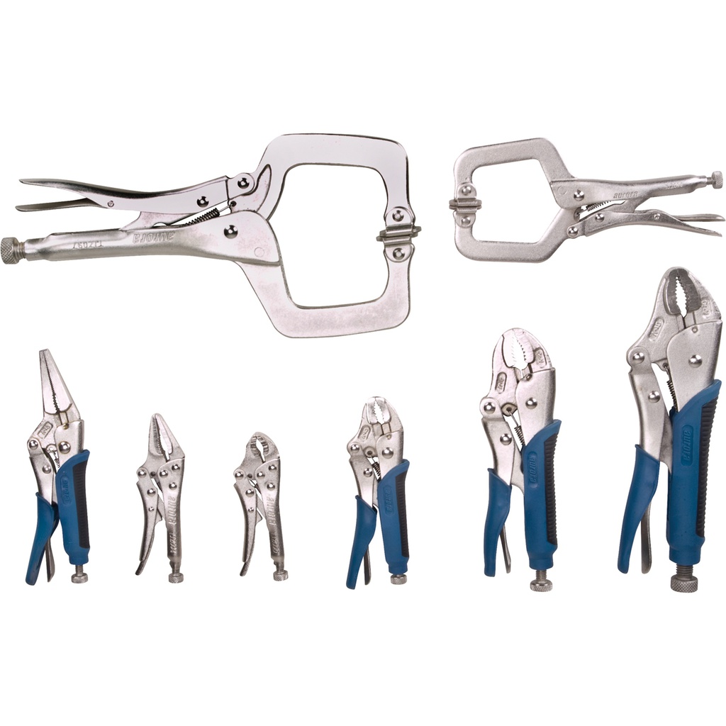 Locking pliers set 8 pcs