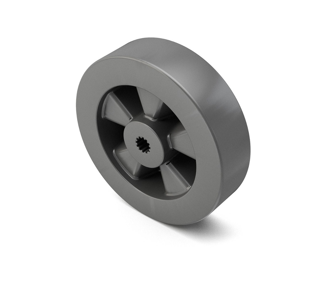 Scrubber Wheel with Spline 7.8"