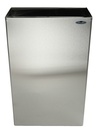 Wall mounted waste receptacle 50L stainless