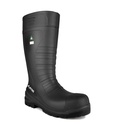 All terrain, 15'' waterproof pu work boots (Black)