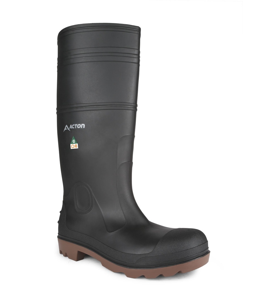 Function CSA, Bottes de travail imperméable 16''en pvc (Noir)