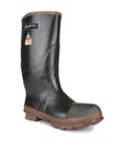 Protecto, Bottes de travail 15'' en caoutchouc naturel  
 (Noir)