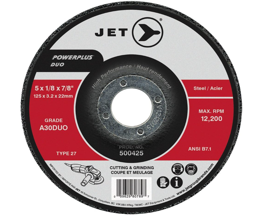 Meule à tronçonner/meuler 4-1/2-X-1/8-X-7/8-A30DUO-POWERPLUS-DUO-T27