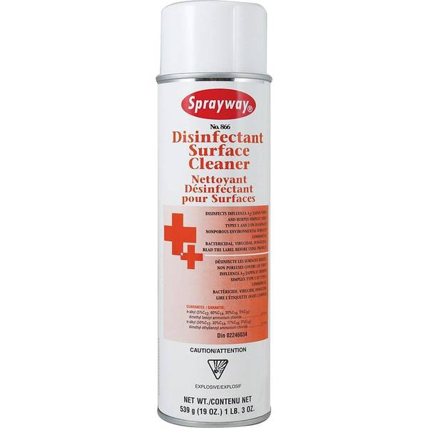 Nettoyant désinfectant moussant en aérosol 539 gr.