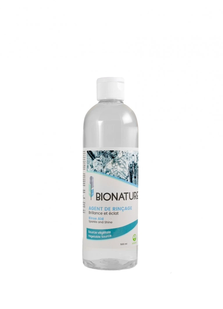 Agent de rinçage ssure un fini étincelant sans résidu lors du séchage 500ml
