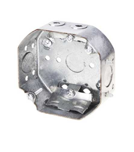 BOITE OCTOGONALE 4" X 1-1/2" A/ BRIDES